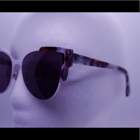 Dior Wildly Dark Purple Cat Eye Ladies Sunglasses - Picture 1 of 14